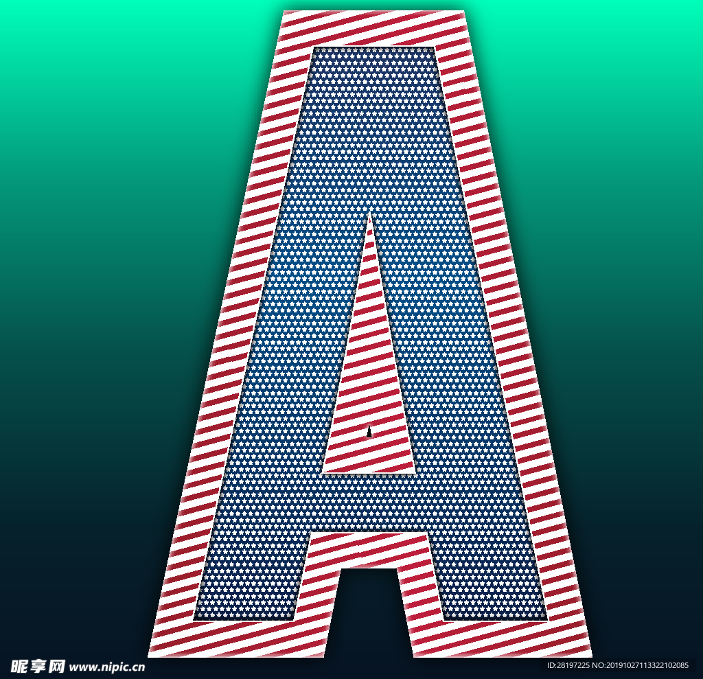 牛仔裤字母