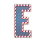 牛仔裤字母
