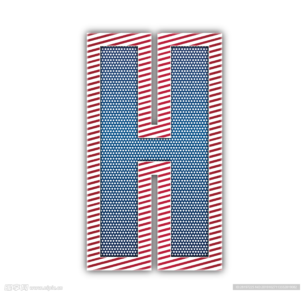 牛仔裤字母