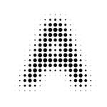 矢量点阵字母