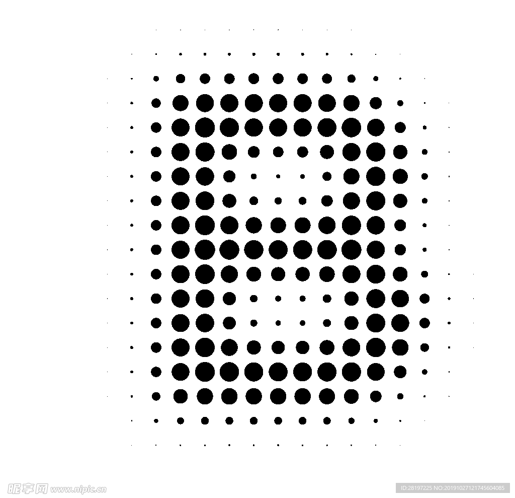 矢量点阵字母