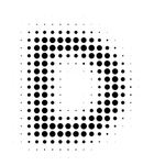 矢量点阵字母