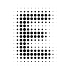 矢量点阵字母