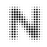 矢量点阵字母