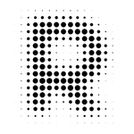 矢量点阵字母