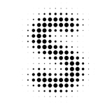 矢量点阵字母
