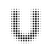 矢量点阵字母