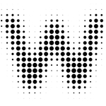 矢量点阵字母