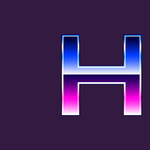 矢量发光霓虹字母