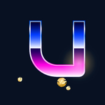 矢量发光霓虹字母