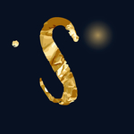 矢量金属立体字母