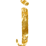 矢量金属立体字母