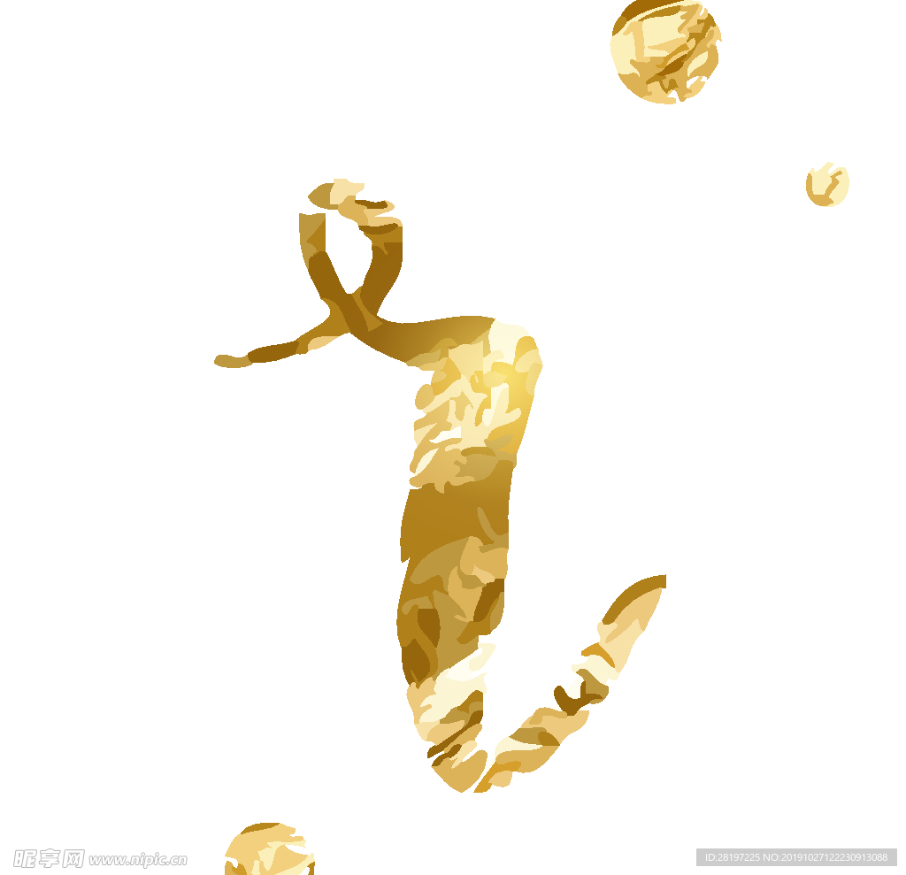 矢量金属立体字母