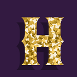 矢量金属立体字母