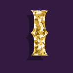 矢量金属立体字母
