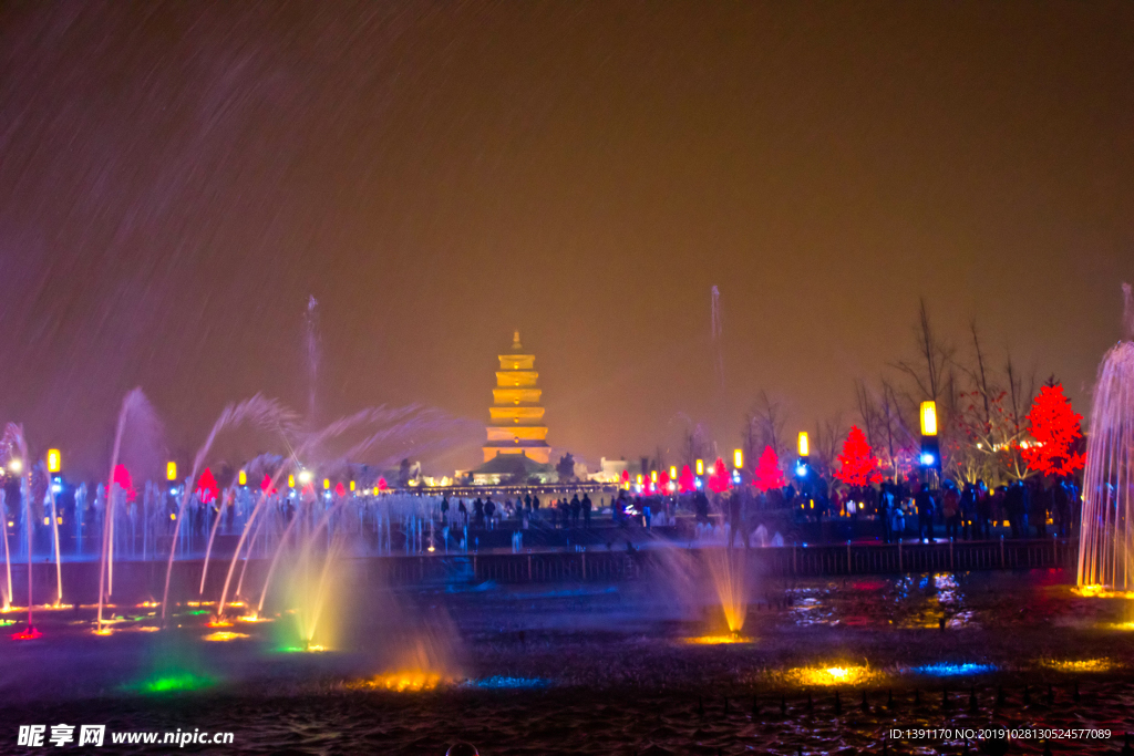 大雁塔夜景