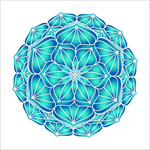 曼陀罗花纹
