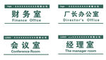 公司科室牌