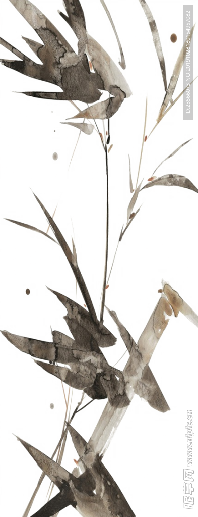 中国风竹子绘画