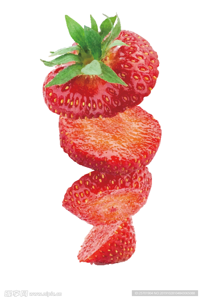 矢量草莓