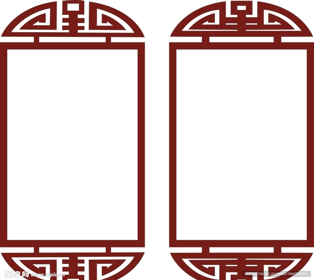 雕刻花框