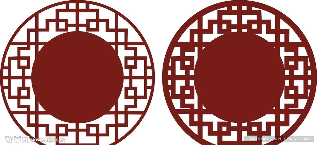 雕刻花框