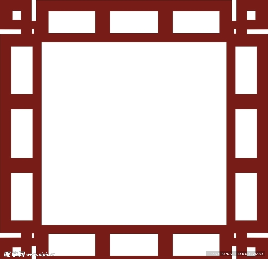 雕刻花框