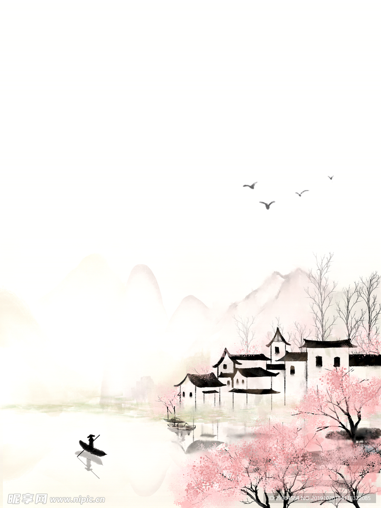 水墨风江南海报