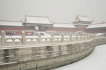 初雪北京紫禁城