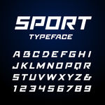 时尚字母数字