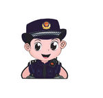 卡通警察