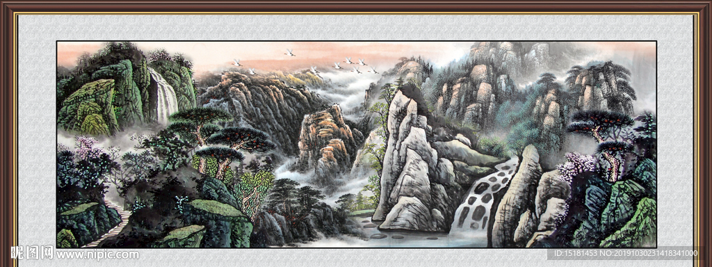 中国画山水
