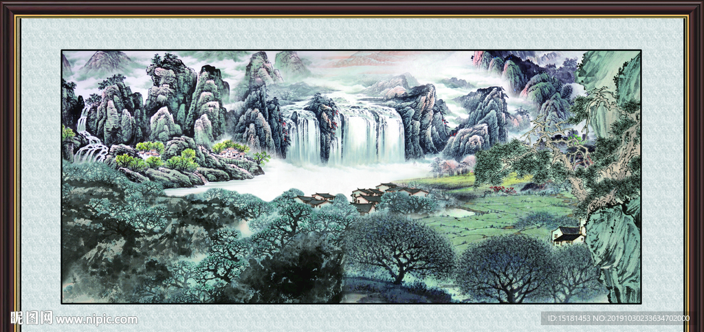 中国画山水