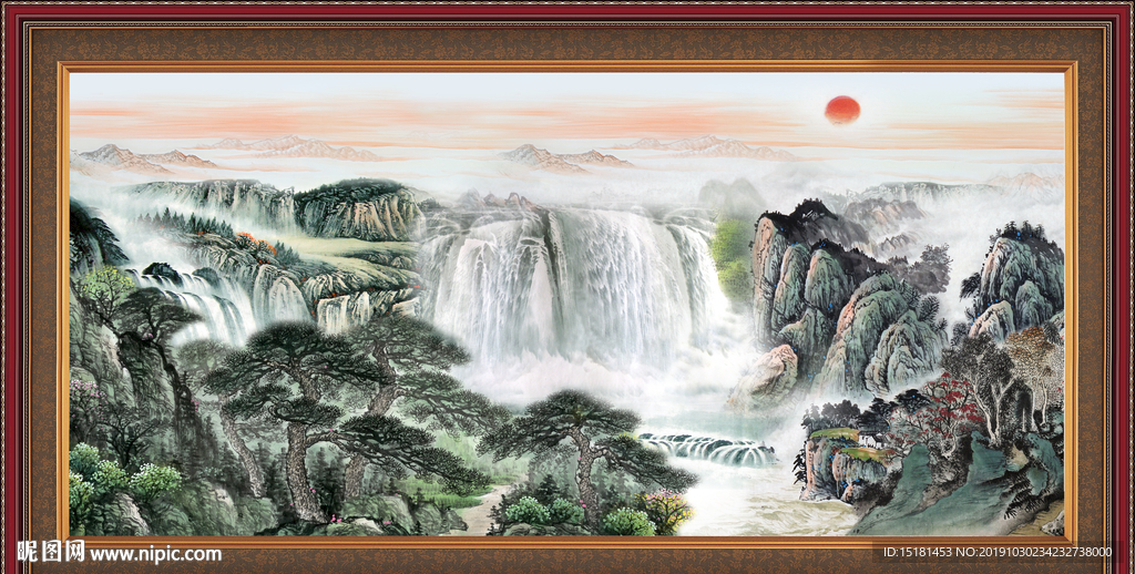 中国画山水