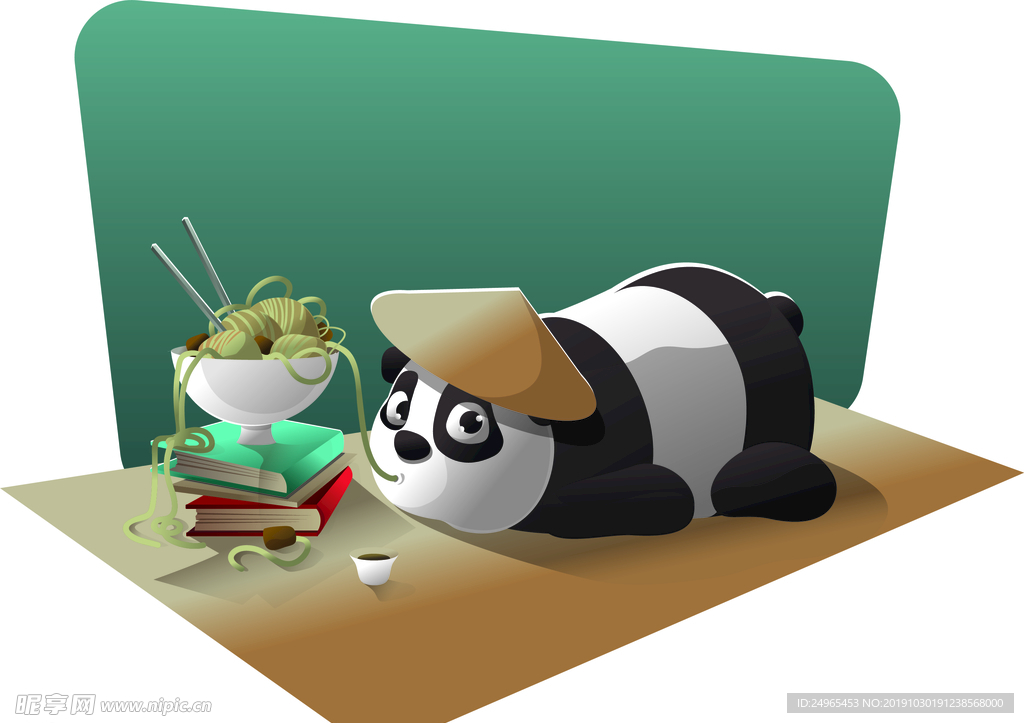 熊猫插图