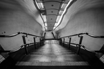 地铁楼梯摄影艺术作品