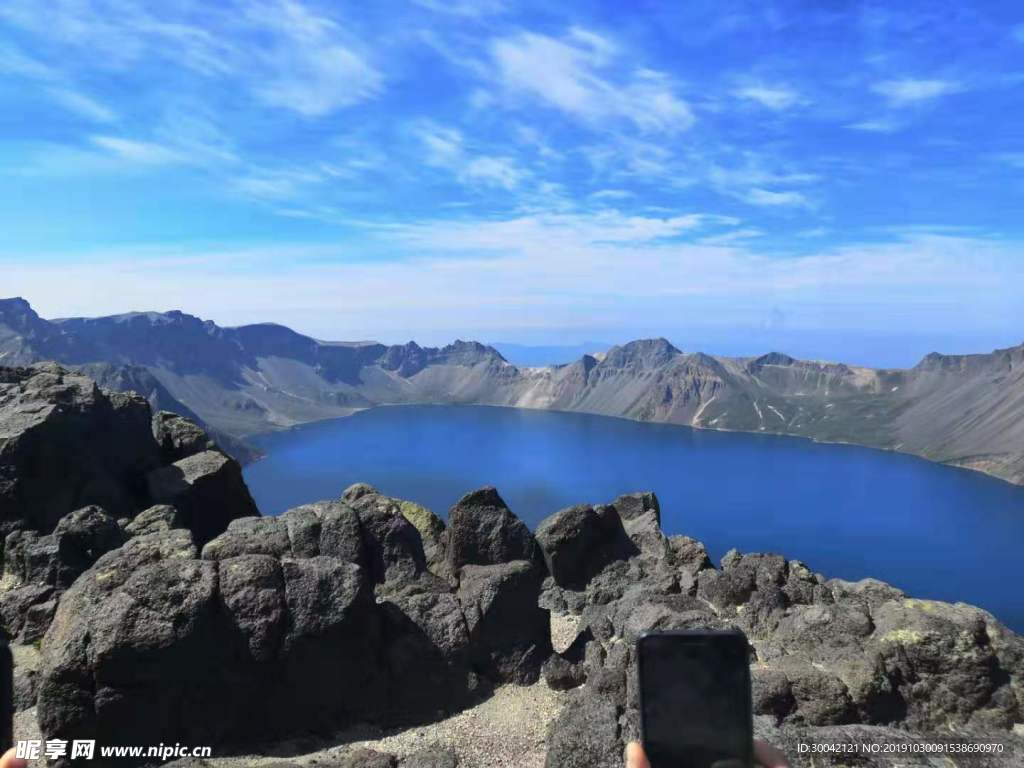 长白山风景天空