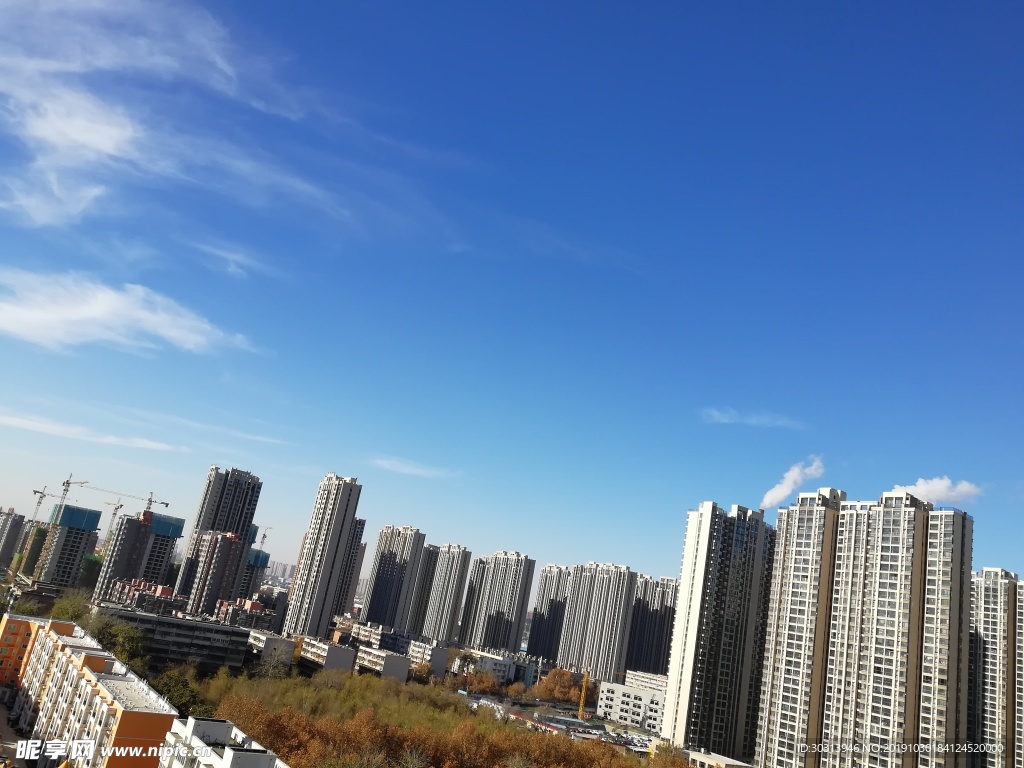 郑州西三环的天空
