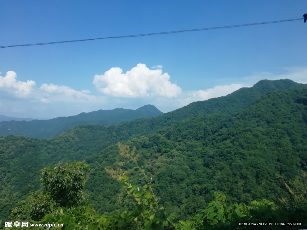 山顶的天空