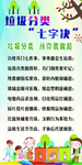 垃圾分类七字决