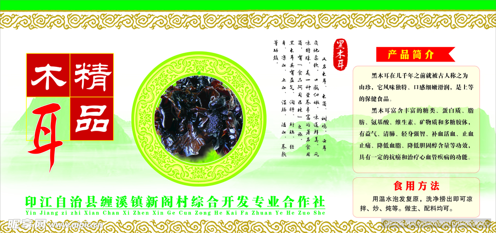 黑木耳宣传