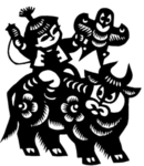 窗花 剪影 中国风 剪纸 手工