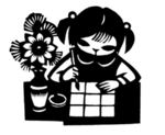 窗花 剪影 中国风 剪纸 手工