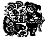 窗花 剪影 中国风 剪纸 手工