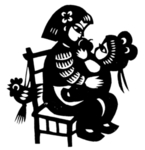 窗花 剪影 中国风 剪纸 手工