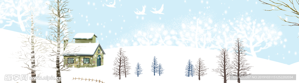 飘雪冬季
