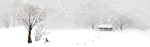 大雪纷飞背景