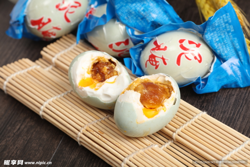 咸鸭蛋拍摄图