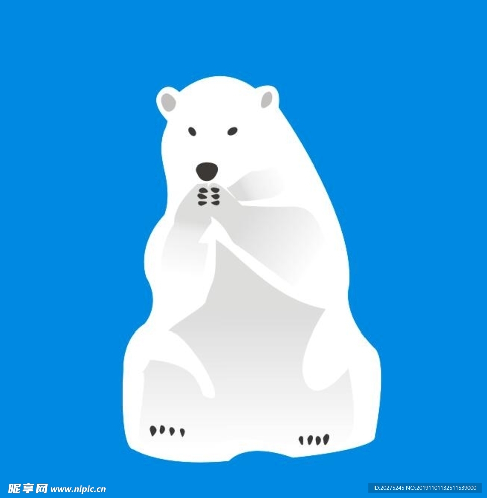 北极熊矢量