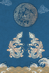 中国风传统龙花纹